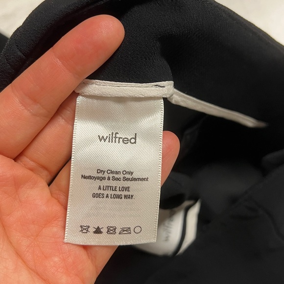 Aritzia wilfred black high waist chambery pant size 2 preloved - Picture 5 of 12